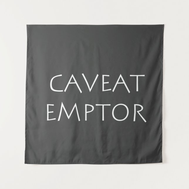 Tapete De Parede Caveat Emptor (Frente)