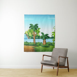 Tapete De Parede Cavieira e paisagem das cavernas