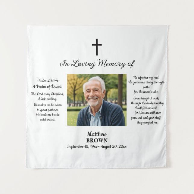 Tapete De Parede Celebração da Vida 1 Foto Versículo da Bíblia (Frente)