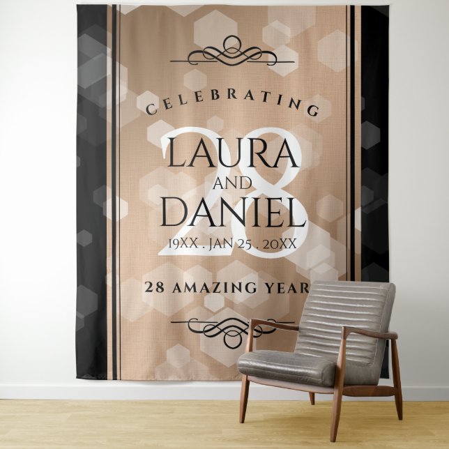 Tapete De Parede Celebração de Aniversário de Casamento de Linho de (In Situ)