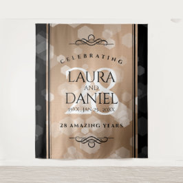 Tapete De Parede Celebração Elegante de Aniversário de Casamento de