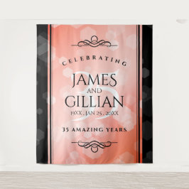 Tapete De Parede Celebração Elegante de Aniversário de Casamento de