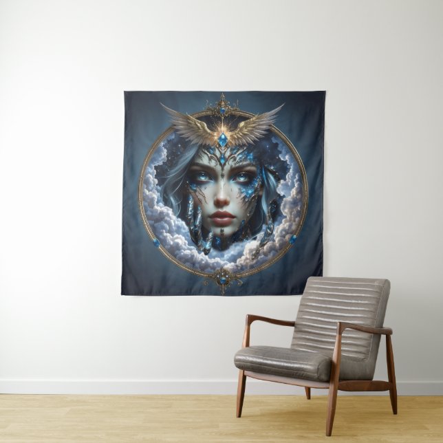 Tapete De Parede Celestia – Guardiã do Céu Infinito.  (In Situ)