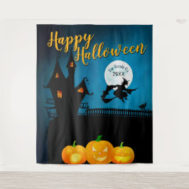 Tapete De Parede Cena Assombrada de Halloween | Fundo Personalizado