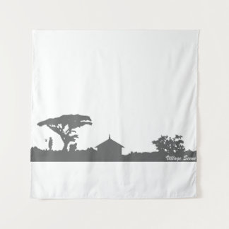 Tapete De Parede Cena da Aldeia