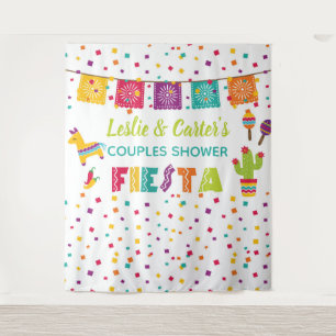 Tapete De Parede Cena de Casal Fiesta Fundo - Piñata WH