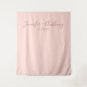 Tapete De Parede Cena de Casamento Minimalista Personalizada