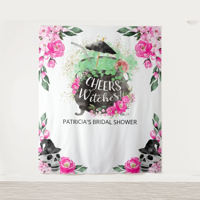 Tapete De Parede Cena de Chá das Bruxas Fundo de Cena para Chá de N (Frente)