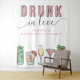 Tapete De Parede Cena de Despedida de Solteira Embriagada de Amor