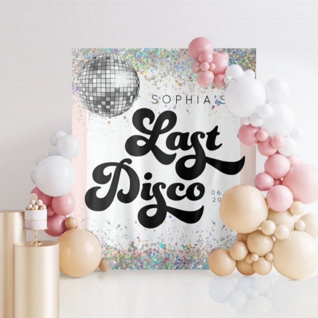 Tapete De Parede Cena de Despedida de Solteira Last Disco Confetes (Criador carregado)