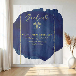 Tapete De Parede Cena de Formatura de Enfermeira Caduceu Médico