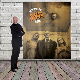 Tapete De Parede Cena de Fundo Suspensa de Halloween Família de Zum