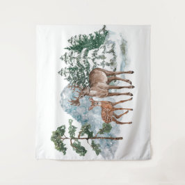 Tapete De Parede Cena de Inverno fundo Querido e vista de neve de p