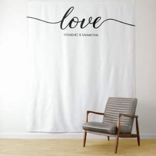 Tapete De Parede Cenário de casamento com roteiro de amor simples e