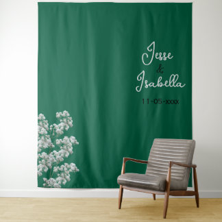 Tapete De Parede Cenário de Casamento Verde