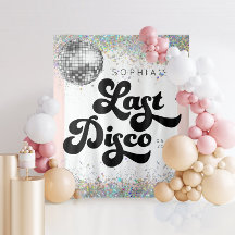 Cenário de despedida de solteira disco Confetes