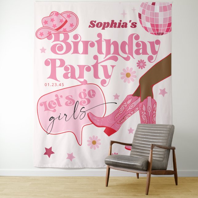 Tapete De Parede Cenário de festa de despedida de solteira Last Dis (In Situ)