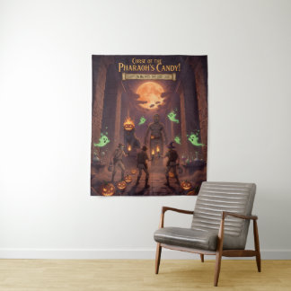 Tapete De Parede Cenário de Halloween Egípcio