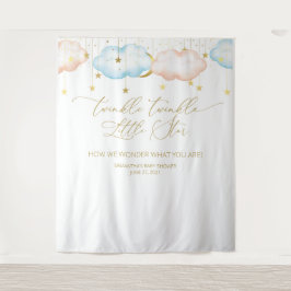 Tapete De Parede Cenário de Revelação de Gênero, Lua e Estrelas