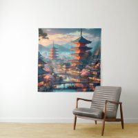 Cenário de Viagem Antigo de Quioto Japão