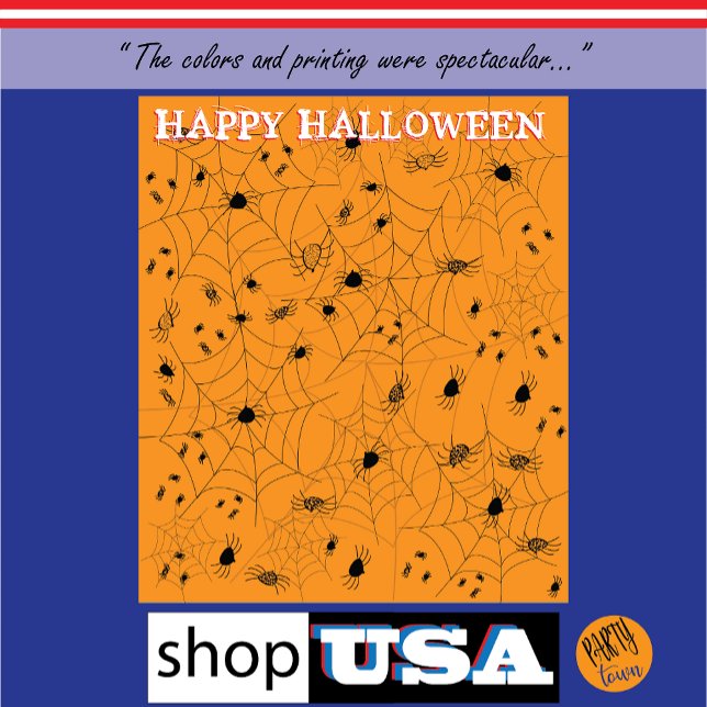 Tapete De Parede Cenário Fotográfico Simples de Aranha para Festa I (shop now)