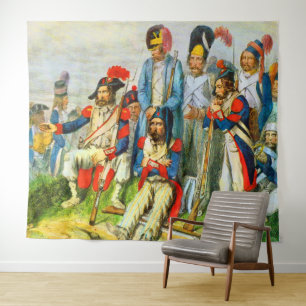 Tapete De Parede cerca de 1796 soldados de Napoleão
