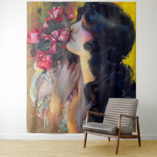 Tapete De Parede cerca de 1910 sonho de rosas