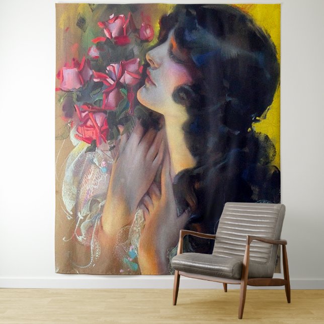 Tapete De Parede cerca de 1910 sonho de rosas (In Situ)