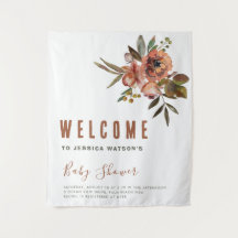 Chá de Bebê Boho Verde Rustico Adorável