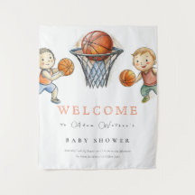 Chá de Bebê do Nosso Pequeno Campeão de Basquete M