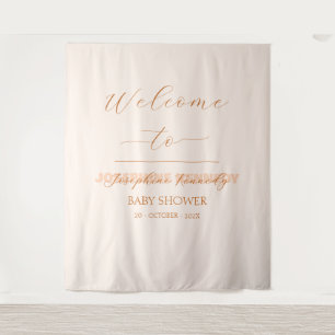 Tapete De Parede Chá de Bebê Elegante Minimalista Neutro