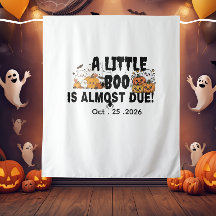 Chá de bebê engraçado de Halloween personalizado