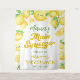 Tapete De Parede Chá de Bebê Limão da Mama's Main Squeeze