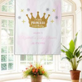 Tapete De Parede Chá de Bebê Princesinha Menina