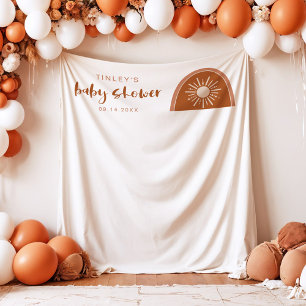 Tapete De Parede CHÁ DE FRALDAS Arco-Íris TINLEY Boho Terracotta