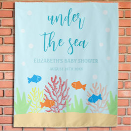 Tapete De Parede Chá de fraldas da Vida do Mar