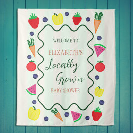 Tapete De Parede Chá de fraldas de mercado do agricultor com cresci