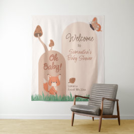 Tapete De Parede Chá de fraldas de Raposa Ameaçado pela Floresta Be