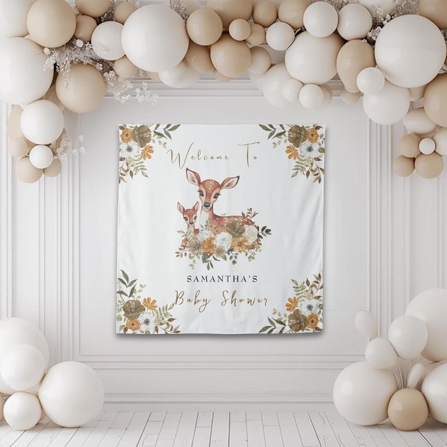 Tapete De Parede chá de fraldas de veado e veado (Criador carregado)