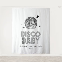 Tapete De Parede Chá de fraldas 'Disco Baby' da Silver Disco Ball