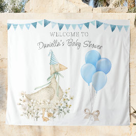 Tapete De Parede Chá de fraldas do Menino do Ganso