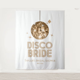 Tapete De Parede Chá de panela Dourado Disco Ball Disco Brilho