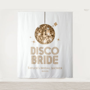 Tapete De Parede Chá de panela Dourado Disco Ball Disco Brilho