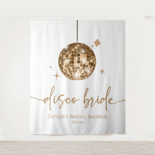 Tapete De Parede Chá de panela Dourado Disco Ball Disco Brilho