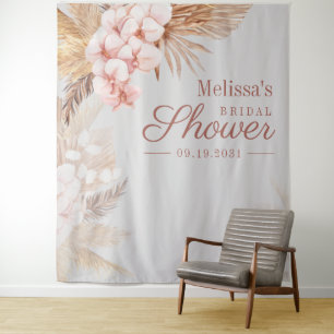 Tapete De Parede Chá de panela Pampas Grass Boho