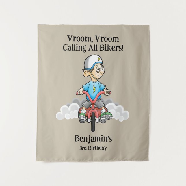 Tapete De Parede Chamando Todos os Bikers (Frente)