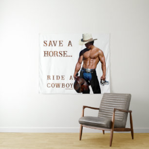 Tapete De Parede Chapéu de cowboy de palha salva SlipperyJoe's cava