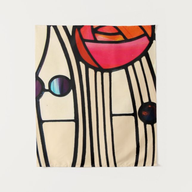 Tapete De Parede Charles Rennie Mackintosh StainGlass (Frente)