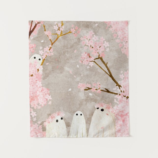 Tapete De Parede Cherry Blossom Ghosts (Frente)