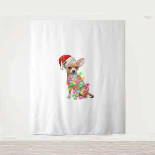 Tapete De Parede Chihuahua Dogs Árvore Natal Sweater Xmas Gifts P